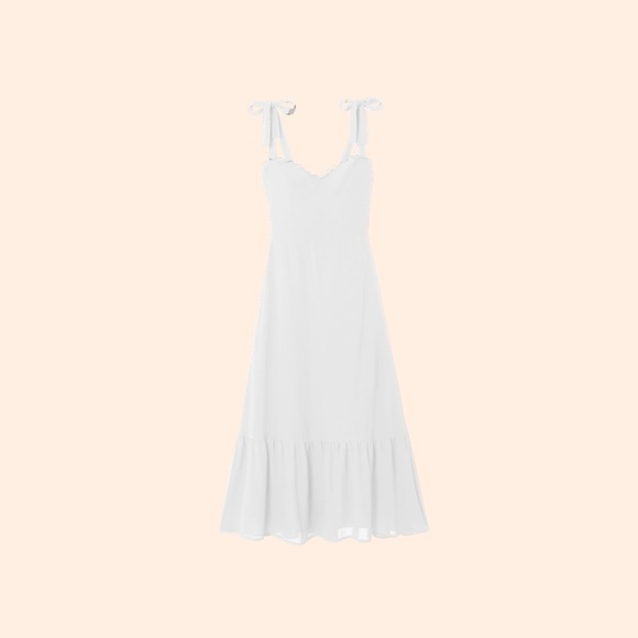 Reformation Nikita Dress (Ivory) - Picture 1 of 3